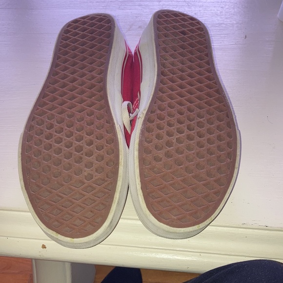 Vans sneakers red with white lace and white outersoles - Picture 4 of 5